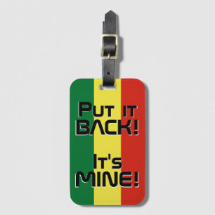 Bolivia National Flag Funny Patriotic Luggage Tag