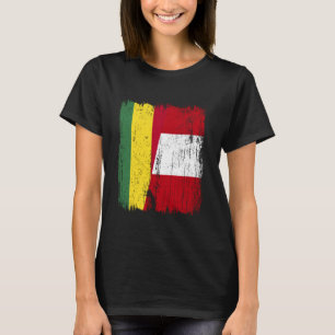 Bolivia Peru Half Flag Bolivian Peruvian Heritage  T-Shirt