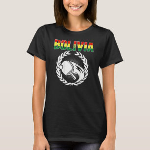 Bolivia Ping Pong   Bolivian Table Tennis Supporte T-Shirt