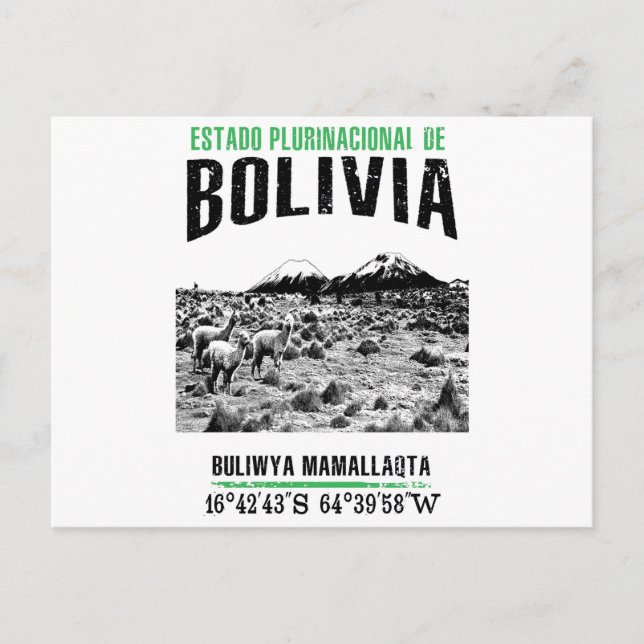 Bolivia Postcard (Front)