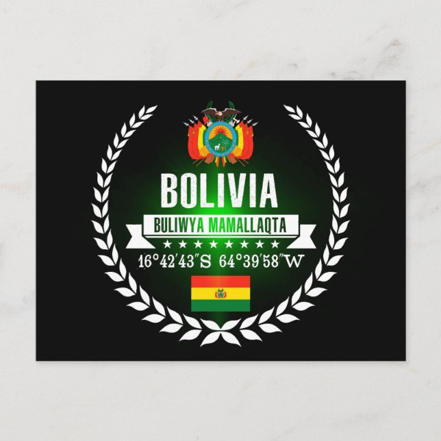 Bolivia Postcard (Front)