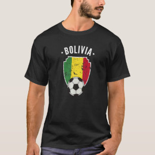 Bolivia Soccer Bolivia Flag Football Bolivian Prid T-Shirt