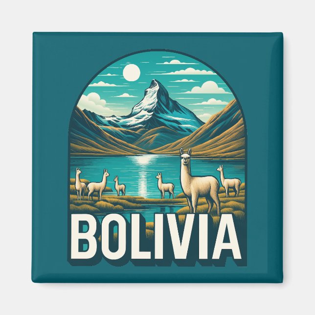 Bolivia South America Magnet (Front)