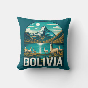 Bolivia South America Throw Pillow