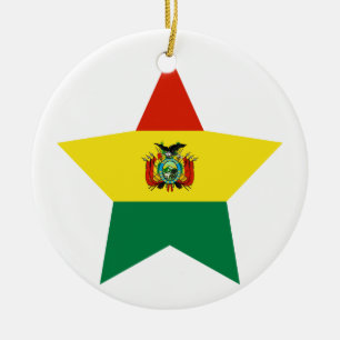 Bolivia Star Ceramic Ornament