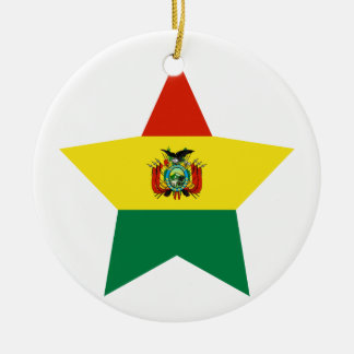 Bolivia Star Ceramic Ornament
