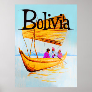 Bolivia travel poster