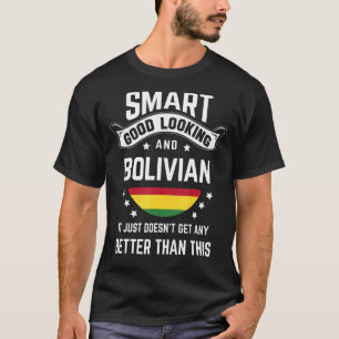 Bolivian Flag Native Pride  Bolivia Bolivian Roots T-Shirt