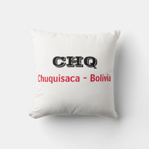 Bolivia's Chuquisaca Lunch Throw Pillow