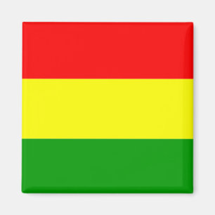 Bolivie : Drapeau de la Bolivie aimant frigo