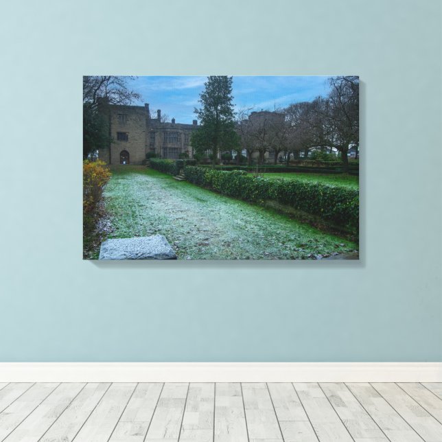 Bolling Hall, Bradford Canvas Print (Insitu(Wood Floor))