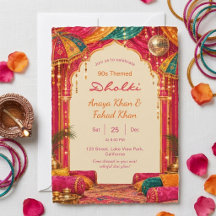 Bollywood 90s Dholki Colourful Desi Sangeet Night