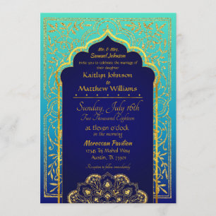 Bollywood Arabian Nights Faire-part de mariage
