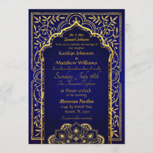 Bollywood Arabian Nights Faire-part de mariage