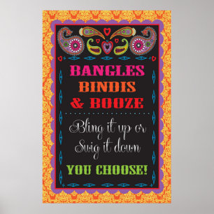 Bollywood Booze Poster personnalisé