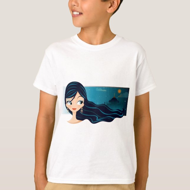 Bollywood Girl T-Shirt (Front)