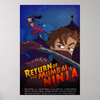 Bollywood Wannabe Ninja Poster