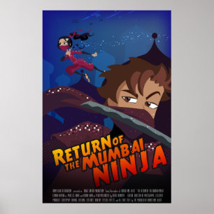 Bollywood Wannabe Ninja Poster