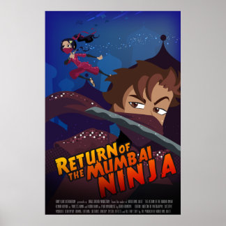 Bollywood Wannabe Ninja Poster