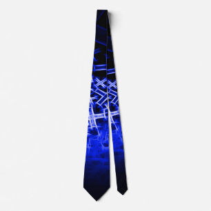 BOLO Men's Religious Fractal Satin Power Tie