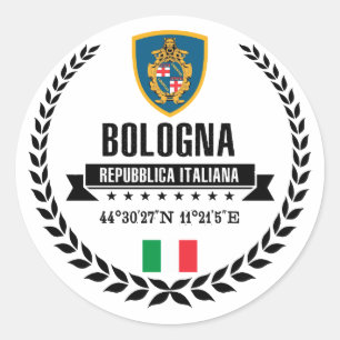 Bologna Classic Round Sticker