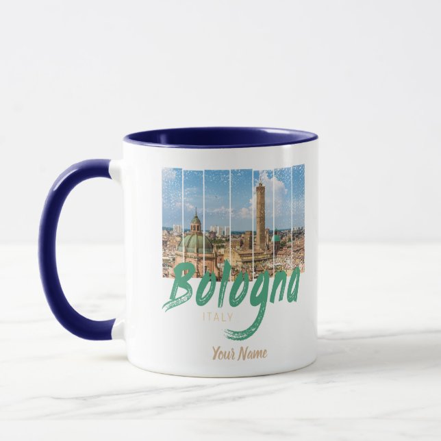 Bologna Emilia-Romagna Italy vintage souvenir Mug (Left)