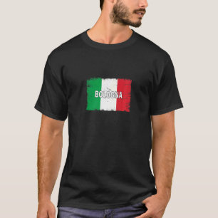 Bologna  Italy  City With Italian Flag T-Shirt