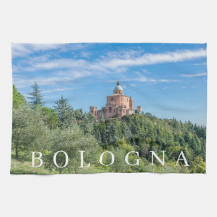 Bologna San Luca Sanctuary tea towel
