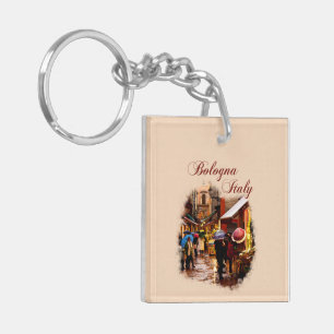Bologne, Italie : Shopping sous la pluie