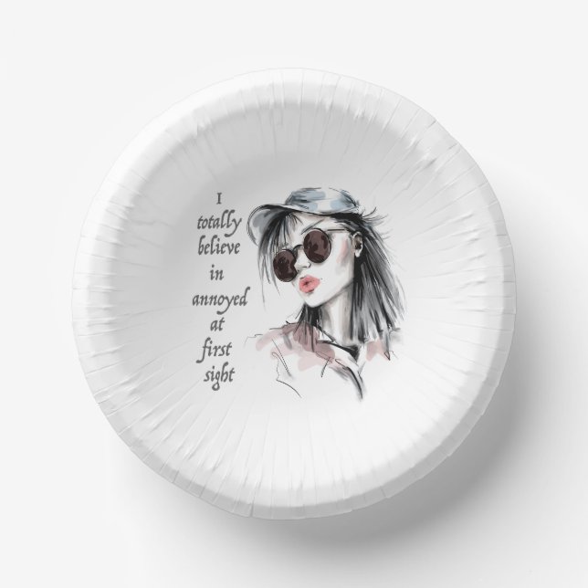 Bols En Carton Agacé au premier regard (Recto)
