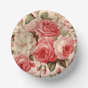 Bols En Carton Aquarelle artistique Roses roses roses
