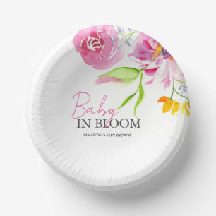 Bols En Carton Baby in Bloom Baby shower jetable