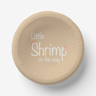 Bols En Carton Baby shower de crevettes