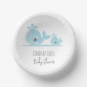 Bols En Carton Bain de bébé Maman Baleine Bébé Baleine Mignon  