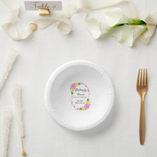 Bols En Carton Baisers de papillon pour la future Mme Shower de m
