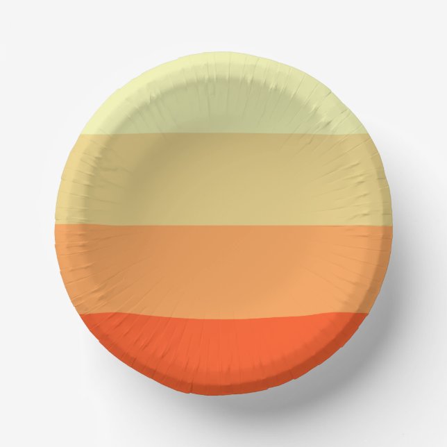 Bols En Carton Bol papier 7 pouces personnalisable pour événement (Recto)