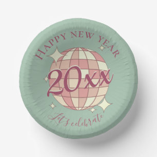 Bols En Carton Bonne nouvelle année 2025 dîner décor