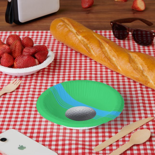 Bols En Carton Boules en papier à billes de golf (Pique-nique)