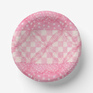 Bols En Carton BOULES EN Papier DE 7" EN COEUR ROSE