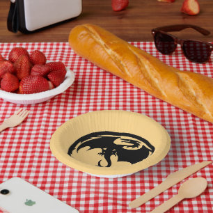 Bols En Carton Boules en papier d'or Black Dragon