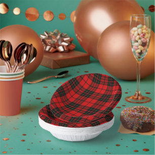 Bols En Carton Brodie tartan rouge noir plaid