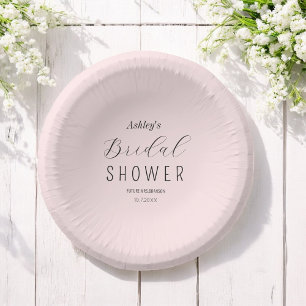 Bols En Carton Brunch Fête des mariées rose vif