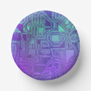 Bols En Carton candy circuits - berry blue :