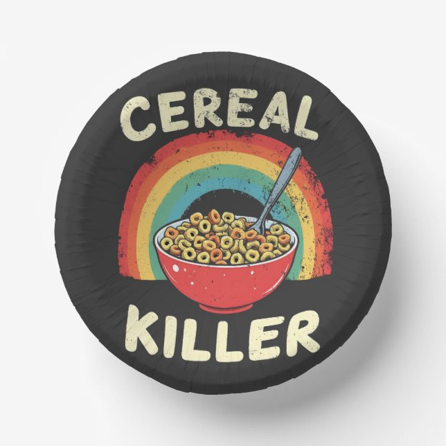 Bols En Carton Céréales Killer Mens Food Pun True Crime (Recto)