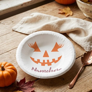 Bols En Carton Citrouille personnalisée Jack O Lantern Halloween