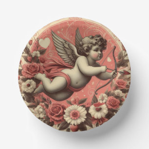 Bols En Carton Classic/Vintage/Retro Saint-Valentin cupide