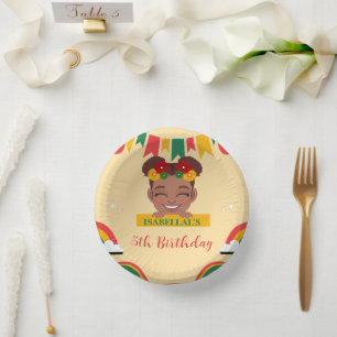 Bols En Carton Cute afro arc-en-ciel Afro-américaines filles Anni