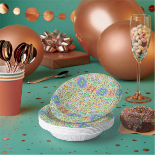 BOLS EN CARTON DÉLICIEUX DESSERTS D'ÉTÉ MOTIF