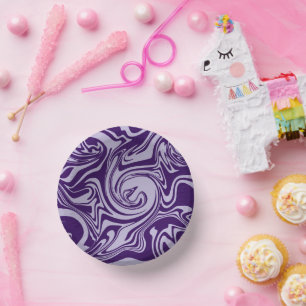 Bols En Carton Déversement - Violet