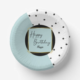 Bols En Carton Dots Confetti modernes pour elle